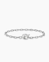 DY Madison® Pavé Toggle Chain Bracelet in Sterling Silver with Diamonds, 3mm